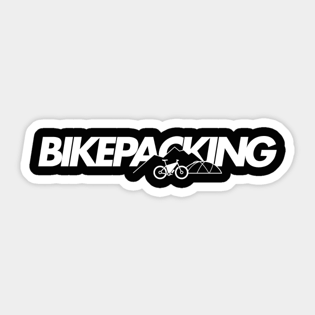 Bikepacking Sticker by reigedesign